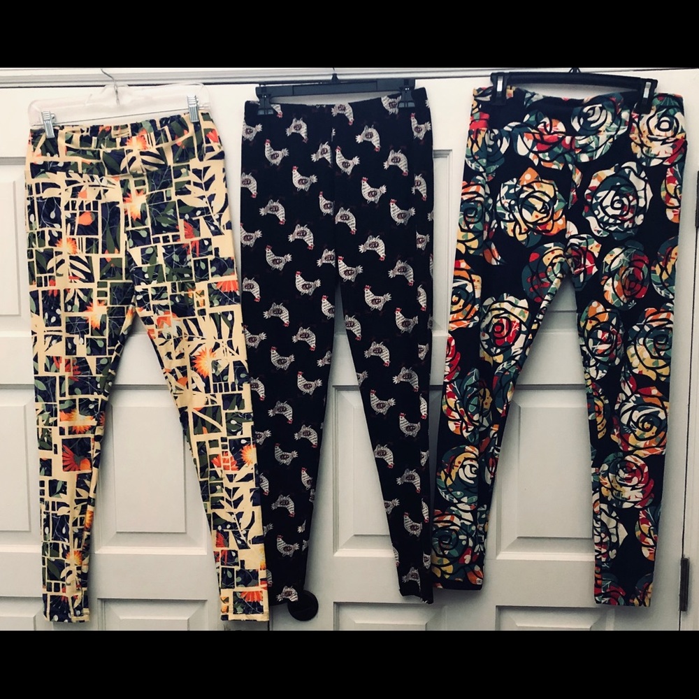 Lot of 3 LuLaroe Activewear, Workout Pants  TC L